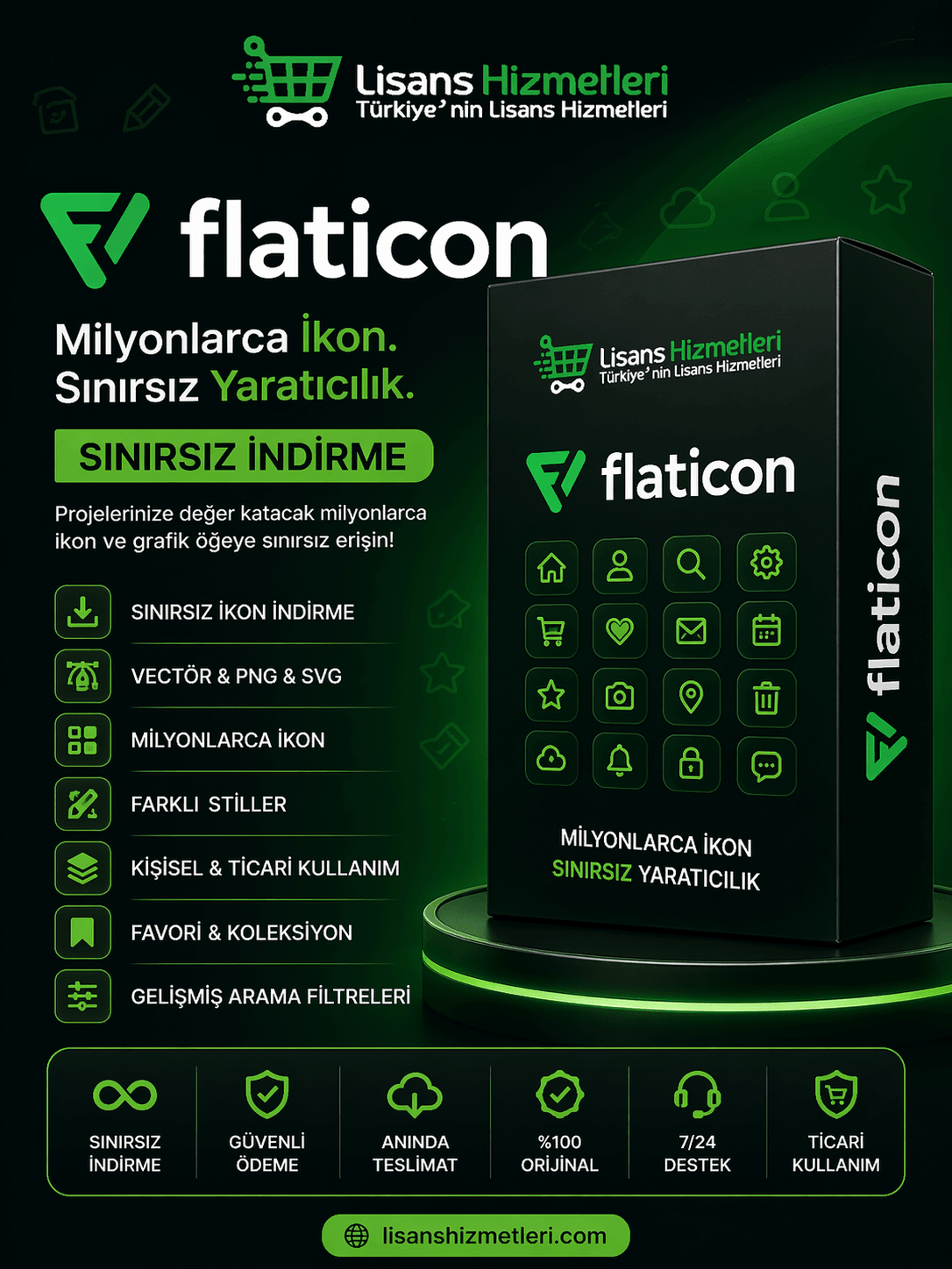 Flaticon Servisleri